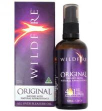Wildfire Purple 4-in-1 Pleasure Oil Massage Lubricant Bath Oil Body Moist 100ml