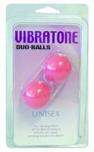 Vibratone Unisex Duo Balls Pink Vibratone Ben Wa Balls Exerciser Pelvic Kegel Exerciser Pink Duo Balls Kegal