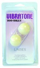 Vibratone unisex duo balls Ivory White Vibratone Ben Wa Balls Exerciser Pelvic Kegel Exerciser White Duo Balls Kegal