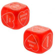 Flashing Party Dice Red roll the dice for your favourite sexual positions flashing adds light