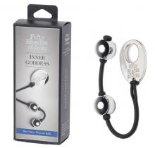 Fifty Shades Of Grey Inner Goddess Mini Silver  Fifty Shades of Grey Mini Pleasure Balls Weighted Metal Ben Wa Kegel Exerciser