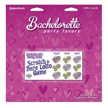 Bachelorette Party Lotto 12 cards Bachelorette Party Favours Hens Night Dare Lotto Game