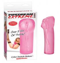 Cyber Snatch Deluxe Cyber Snatch Deluxe Male Masturbator Sleeve Pink Textured Pleasure Extreme Toyz