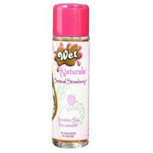 Natural Sensual Strawberry 90ml Intimate Lubricant Water-Base Gentle Odourless Colourless Non-Staining Long Last