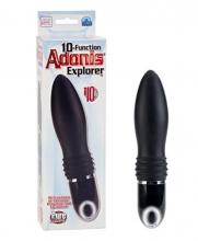 Adonis Explorer 10 Function 10-Function Adonis Explorer Black Silicone Intimate Vibrating Stimulator Vibe