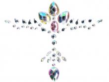 Clevage Bling Sticker Rhinestone Pastie Decorations Breast Nipple Decoration Fun
