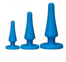 Silicone Anal Butt Plug Adult Beads Trainer Kit Sub BDSM Sex Toy Ass Bum