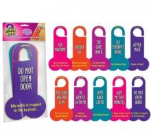 Door Knockers Hangers Funny Cheeky Joke Bedroom Card Signs Male Novelty Adult