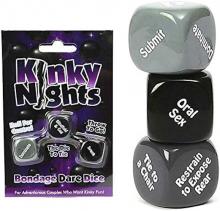 Kinky Nights Bondage Dice Kinky Nights Bondage Dare Dice Adult Game Fantasy Couple BDSM Erotic Practices