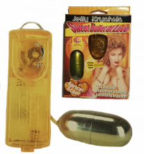 Sweet Bullet of Love Jelly Krystal Sweet Bullet of Love Apricot Scented Multispeed Massager Easy Use