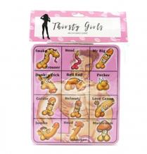 Willy Bingo Game Bingo Card Party Game Bachelorette Hens Night 12 Player Novelty Willy Gift Game