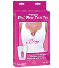 Bride Shot Glass Tank Top 2XL/3XL Bride to Be Shot Glass Tank Top 2XL/3XL Hens Night & Bachelorette Party Shirt