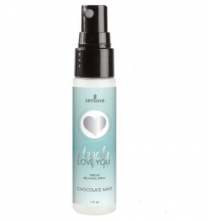 Throat Relaxer Chocolate Mint Deeply Love You Throat Relaxer Chocolate Mint Desensitising Numbing Spray 30ml