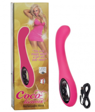 Coco Licious Rechargeable Wand Pink Sexual Wellness Adult Toys Sex Toys Vibrators Vibe G Spot Silicone Wand