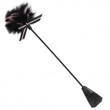 Soft Feathers Real Leather Spanking Paddle Spanker Fetish Sex Games Kinky Crop