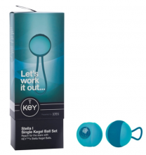 Key by Jopen Stella I - Robin Egg Blue Key by Jopen Stella I Blue Balls Weighted Beginner Ben Wa Balls Kegel Exerciser