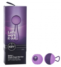 Key by Jopen Stella I - Lavender Key by Jopen Stella I Purpl Balls Weighted Beginner Ben Wa Balls Kegel Exerciser