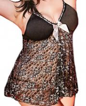 Lingerie & Clothing, Stockings, Pantyhose & Garters CQ2401 Black & Silver