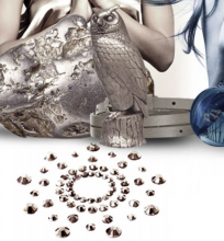 Rhinestone Pasties Bronze Ultra-Glamorous Rhinestone Pasties Self-Adhesive Sparkle Nipple Covers Jewels