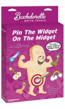 Pin the Widget on the Midget Game The player who gets their widget closest to Midge's lil' pecker wins