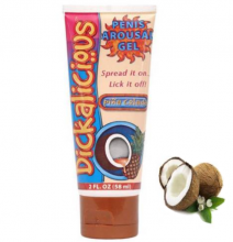 Pina Colada Dickalicious Gel Pina Colada Flavour Edible Dickalicious Arousal Gel Flavoured Oral Lotion Penis