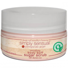 Pomegranate Ginger Scented Scrub Simply Perfect for a Daily Anti-Aging Skin Maintenance Regimen