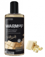 Warm Up Massage Oil White Chocolate Hot Warming Massage Lubricant Water Base 150ml Sweet Kissable Lickable