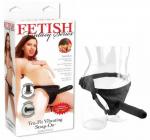 Tru Fit Vibrating Strap On Dong Dildo Black Penis Attachment Fetish Fantasy Fun
