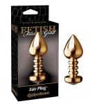Fetish Fantasy Gold Luv Butt Plug 11.43cm Gold S&M Toy Diamante Decor 