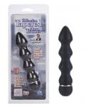 Dr. Joel Kaplan 10-Function Anal Trainer Tapered Black Probe Bead Unisex Sex Toy