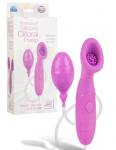 Silicone Intimate Clitoral Pump Vibrating Female Pink Stimulator Waterproof Vibe