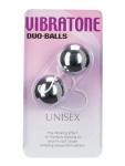 silver vibratone unisex duo-balls Ben Wa Balls