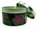 Tantric Natural Massage Oil Candle Jaffa Licious Orange Chocolate Safe Wax Fun