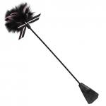 Soft Feathers Real Leather Spanking Paddle Spanker Fetish Sex Games Kinky Crop