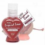 Chocolate Cherry edible massage oil heats up when massaged into the skin
