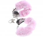 Furry Cuffs Handcuffs velvety-soft faux fur quick-release button