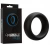 OptiMALE Tapered Penis C-Ring Soft Thick Stretchy Silicone 35mm Black Body-Safe