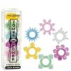 Tower Of Power 6 X Cock Rings Stretchy Unique Shapes Penis Ring Prolong Erection