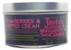 Tantric Strawberry Massage Candle Tantric Natural Massage Oil Candle Strawberries & Whipped Cream Safe Wax Fun